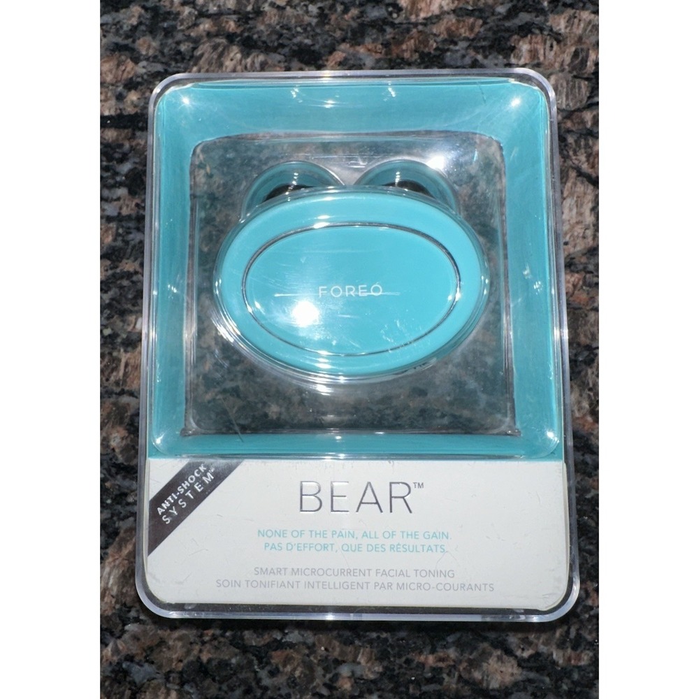 FOREO BEAR Smart Microcurrent Facial Toning Device - Mint - New!